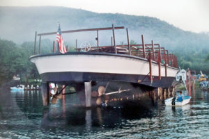 Saint Hull being launched for finish work in LG Village